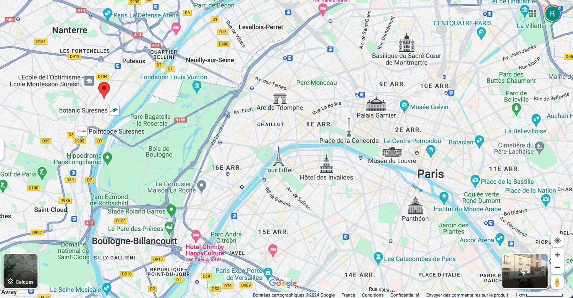 叙雷讷A 10 Min De La Defense Et A 20 Min De Paris公寓 外观 照片